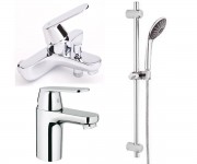 Набір змішувачів для душа GROHE EUROSMART COSMOPOLITAN 32831000+32824000+2733300