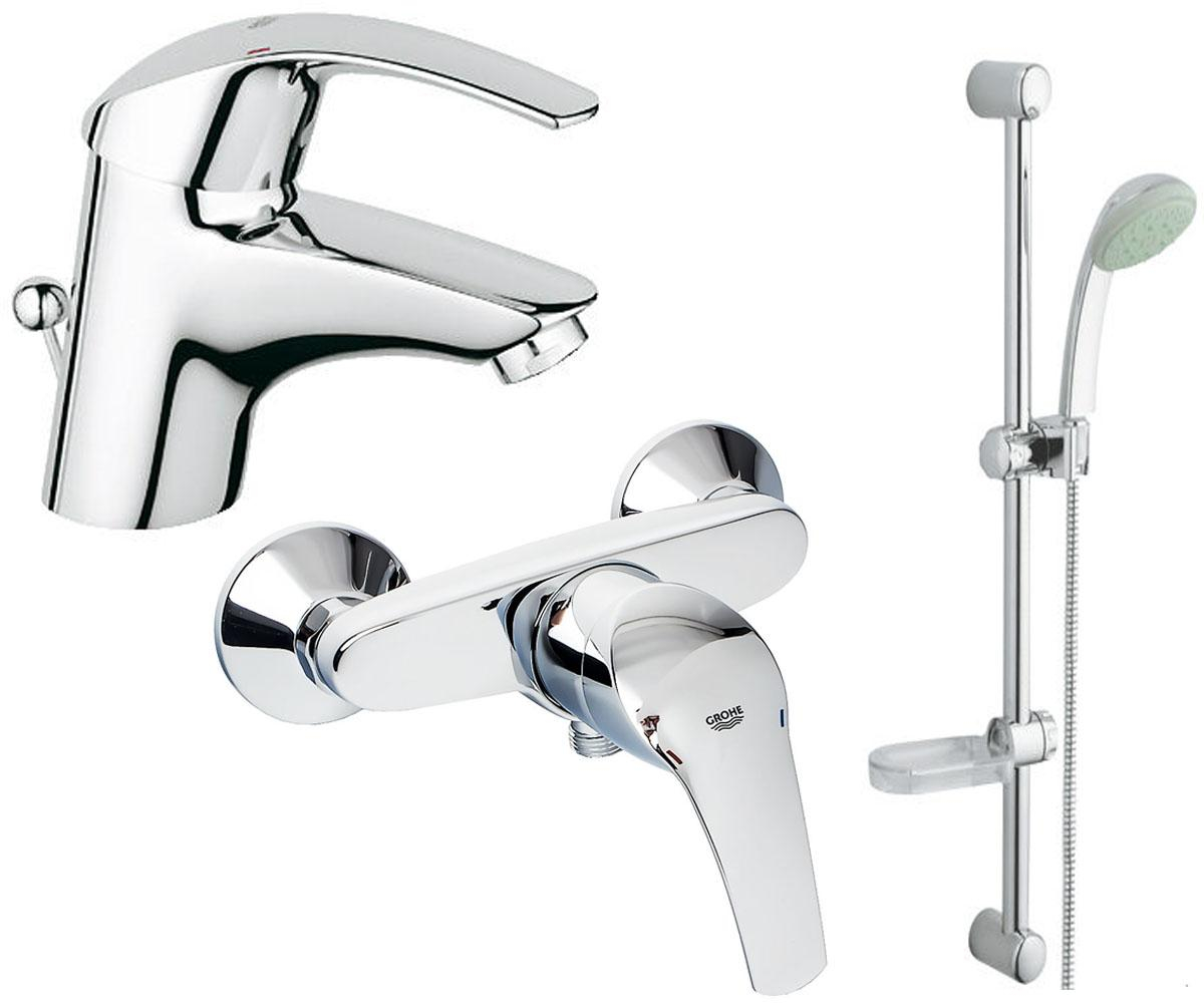 Набір змішувачів GROHE EUROSMART 32925001+33555001+2859300 32925001+33555001+2859300