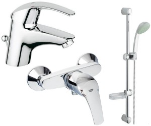 Набір змішувачів GROHE EUROSMART 32925001+33555001+2859300