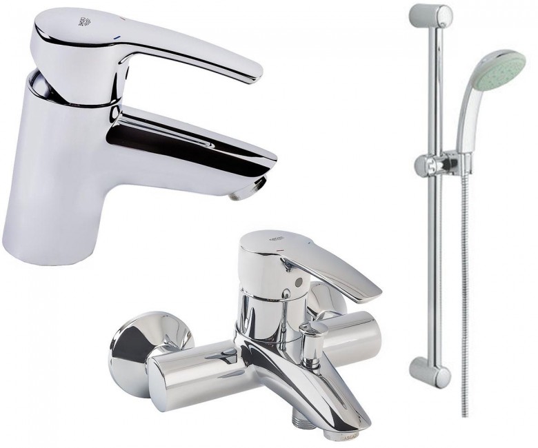 Змішувач для раковини GROHE EUROSTYLE 33552001+33591001+28592000 33552001+33591001+28592000