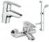 Набір змішувачів GROHE EUROSTYLE 33557001+33591001+28593000 33557001+33591001+28593000