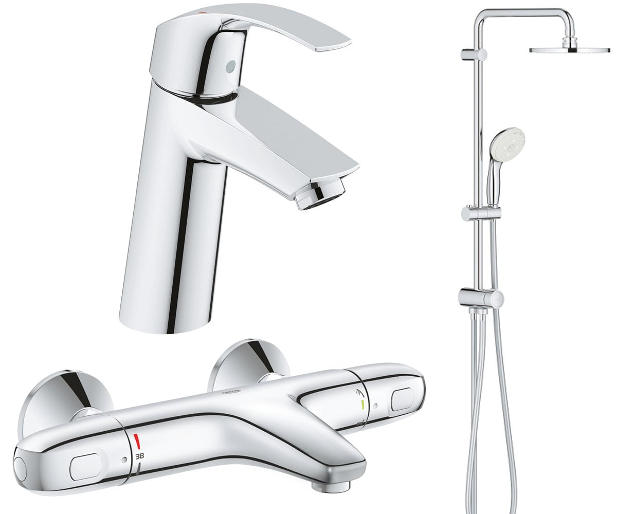 Набір змішувачів 3 в 1 GROHE EUROSMART 34102000 34102000