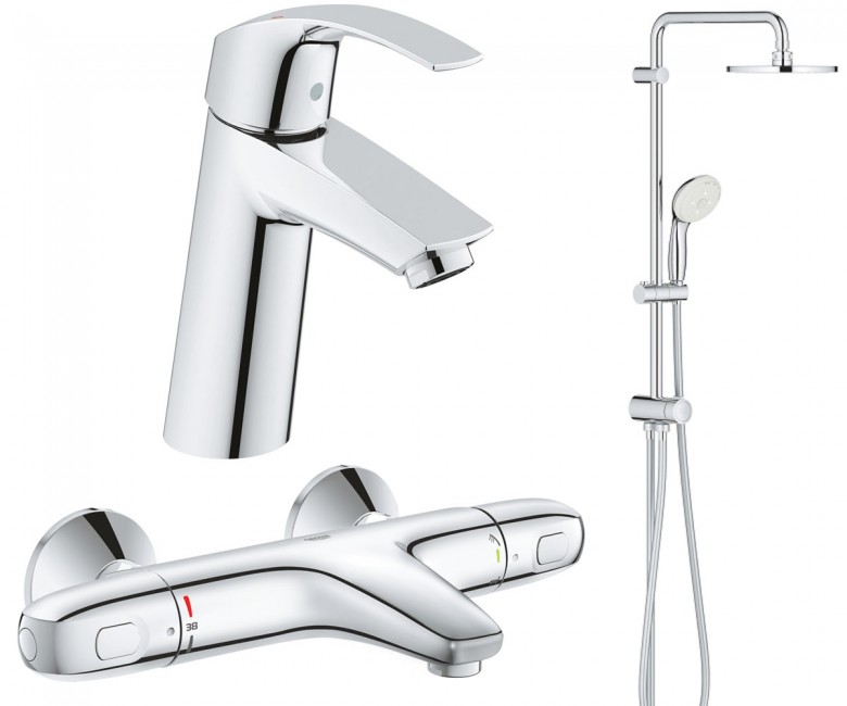 Набор смесителей 3 в 1 GROHE EUROSMART 34102TS 34102TS
