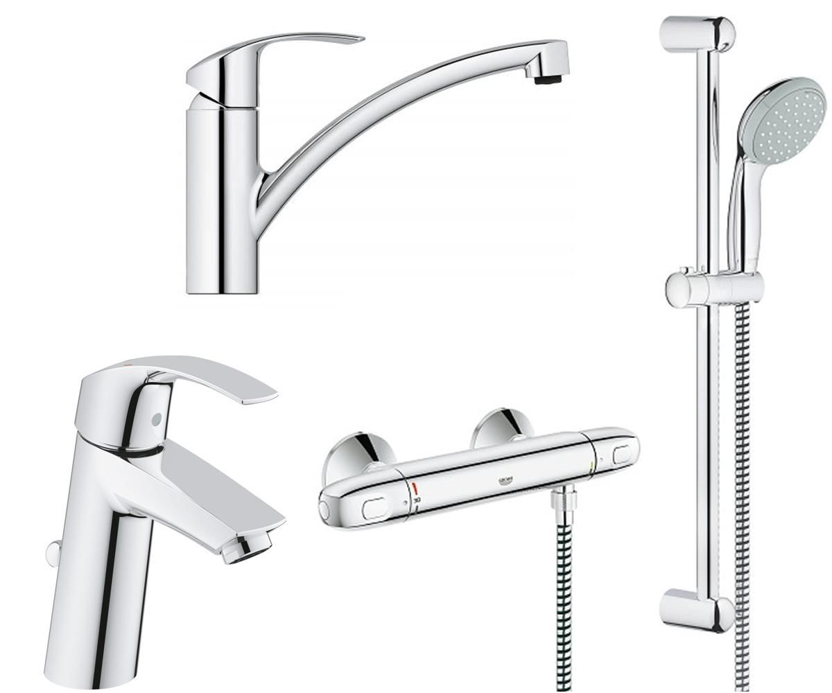 Набір змішувачів 4 в 1 GROHE GROHTHERM 1000 NEW 341325 341325