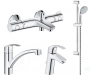 Набір змішувачів 4 в 1 GROHE GROHTHERM 800 345534