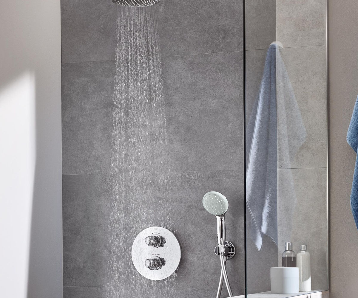 Душевая система скрытого монтажа  GROHTHERM 1000 NEW 3461400A:Фото 2