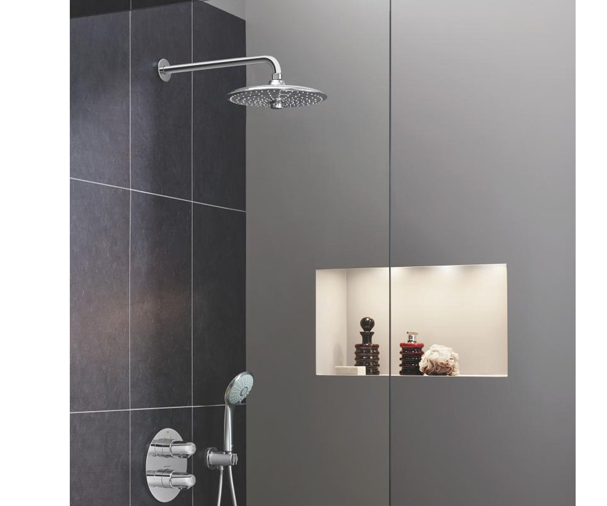 Душевая система скрытого монтажа  GROHTHERM 1000 NEW 3461400A:Фото 3