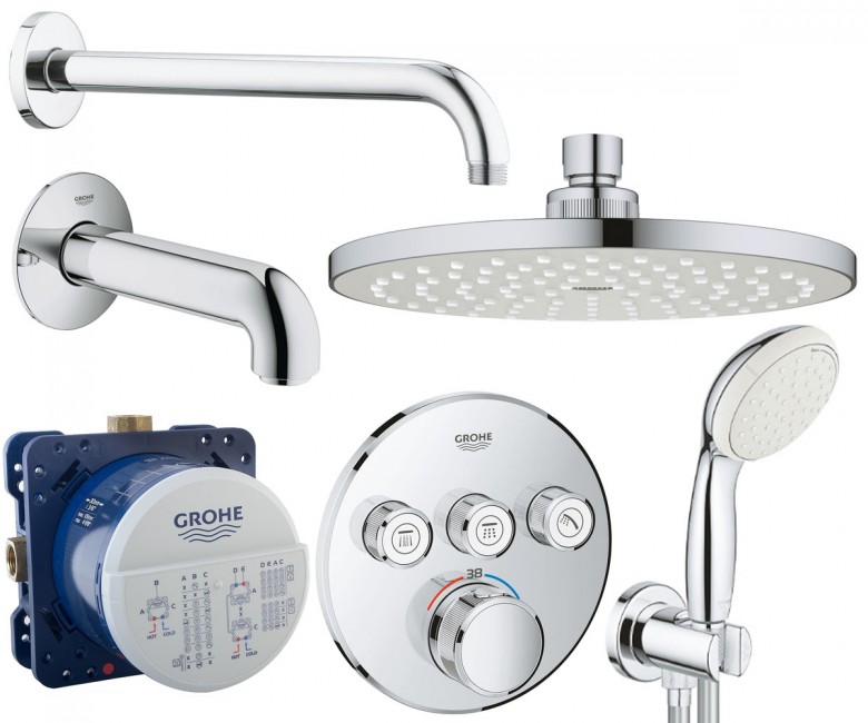 Душова система GROHE GROHTHERM SMARTCONTROL 3461402L 3461402L