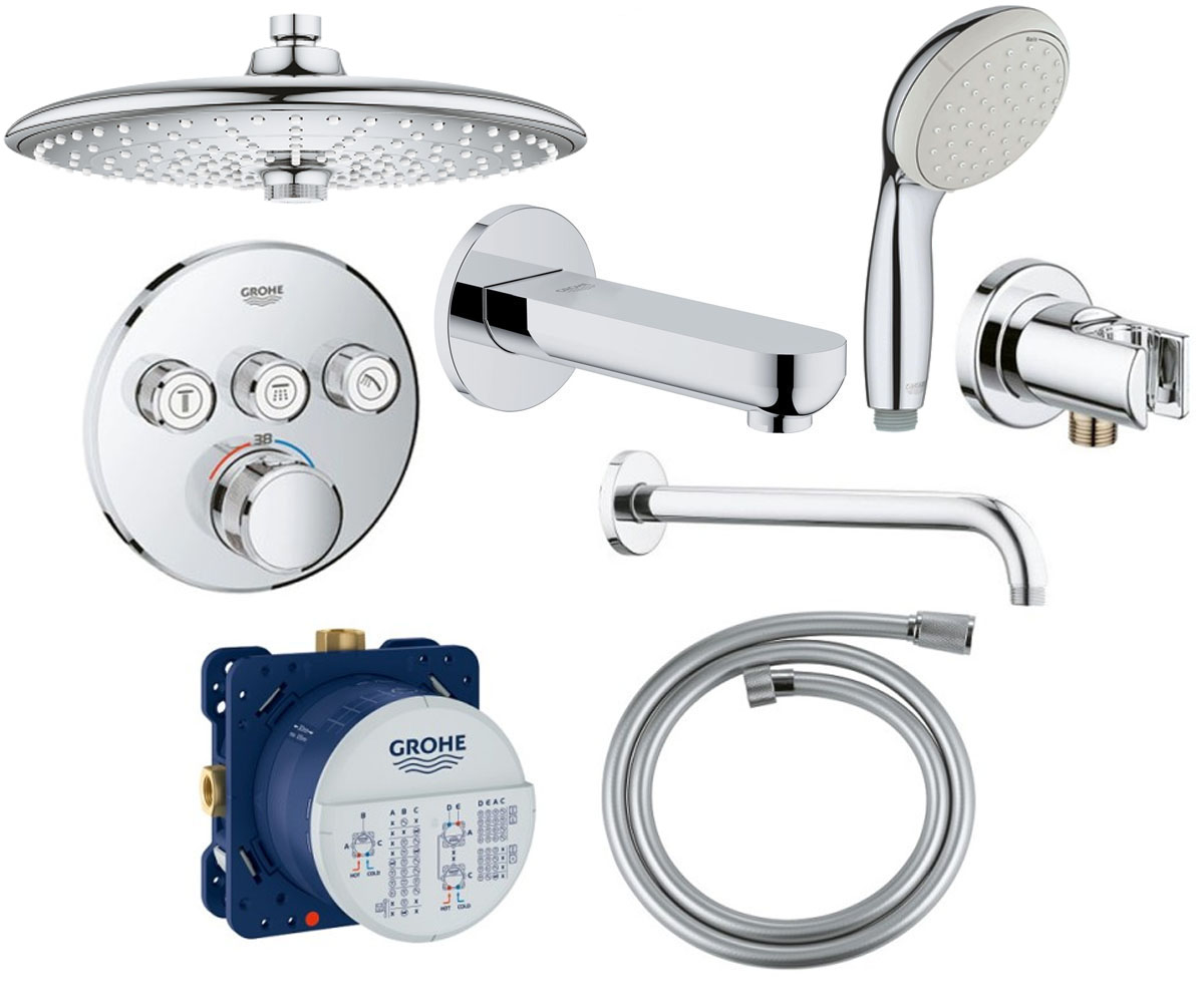 Душова система GROHE GROHTHERM SMARTCONTROL 34614SC3 34614SC3