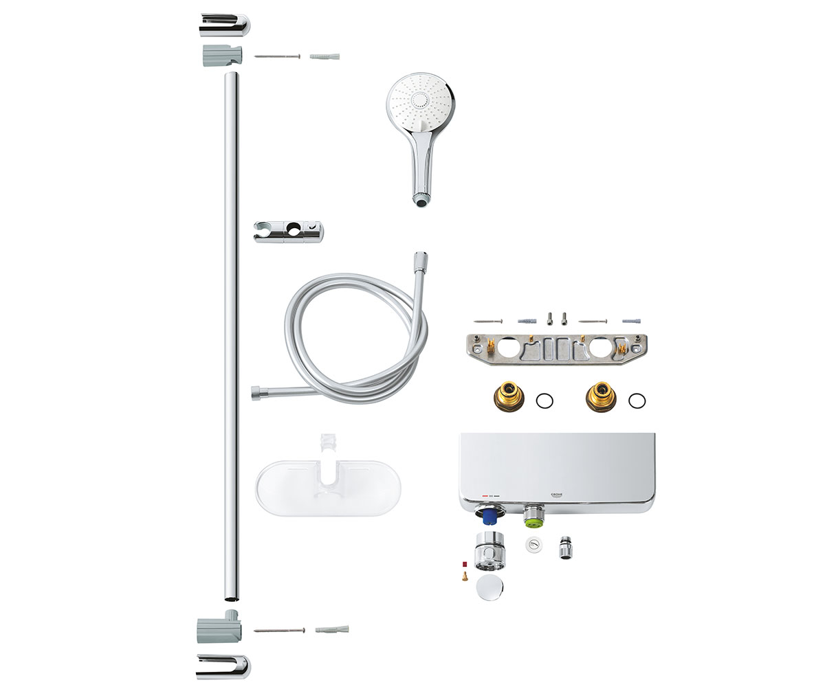 Смеситель с душевым набором  GROHTHERM SMARTCONTROL 34721000:Фото 3