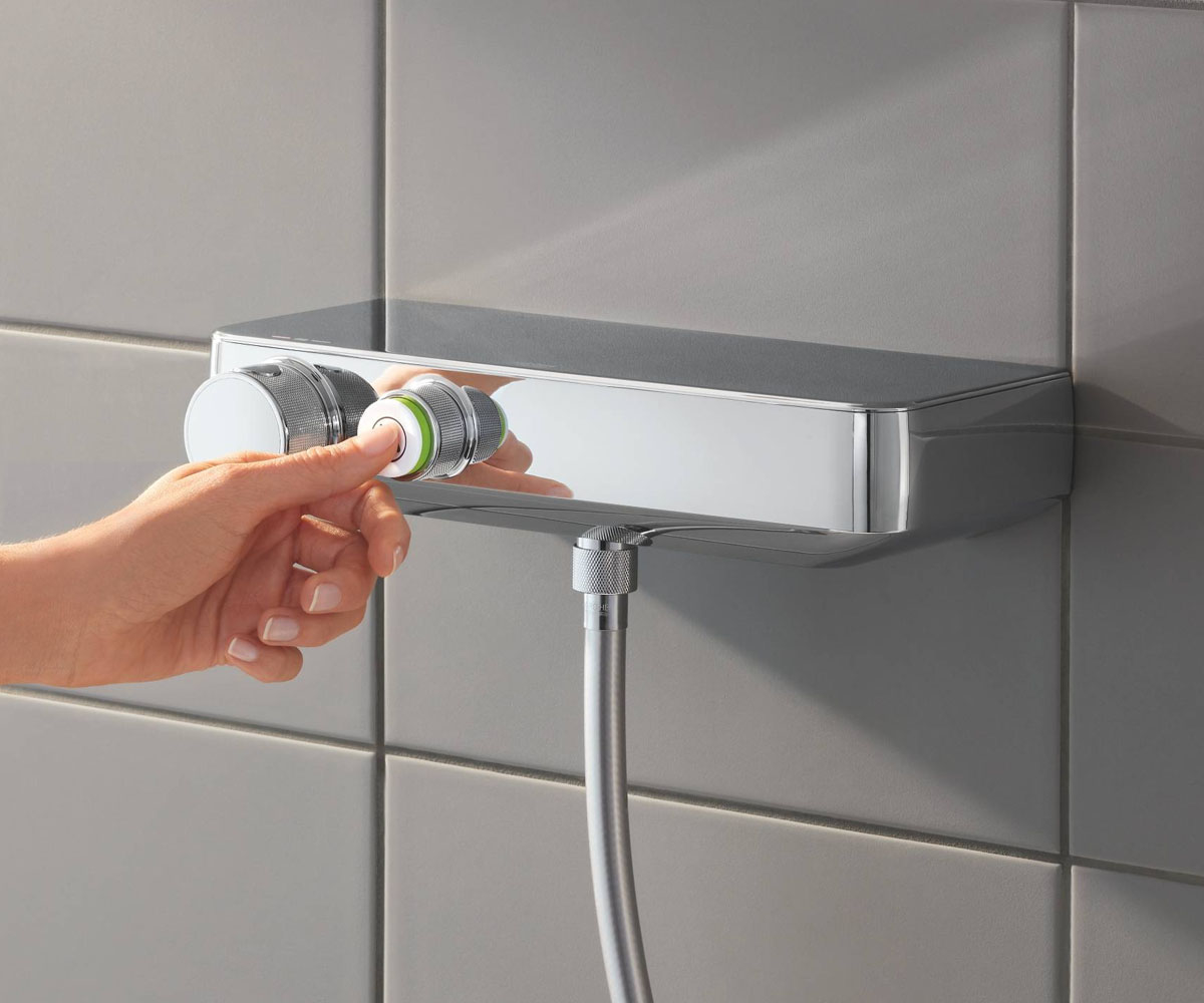 Смеситель с душевым набором  GROHTHERM SMARTCONTROL 34721000:Фото 5