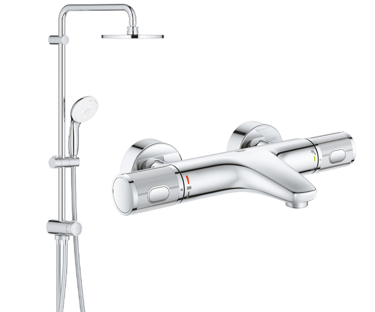 Комплект для ванни та душу GROHE GROHTHERM 1000 PERFORMANCE 34779000+27389002 34779000+27389002