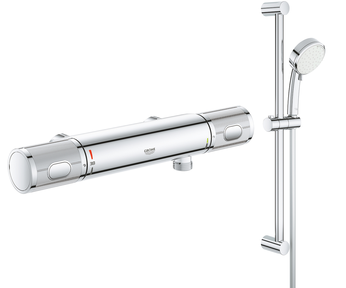 Змішувач з душовим комплектом GROHE GROHTHERM 1000 PERFORMANCE 34786000 34786000