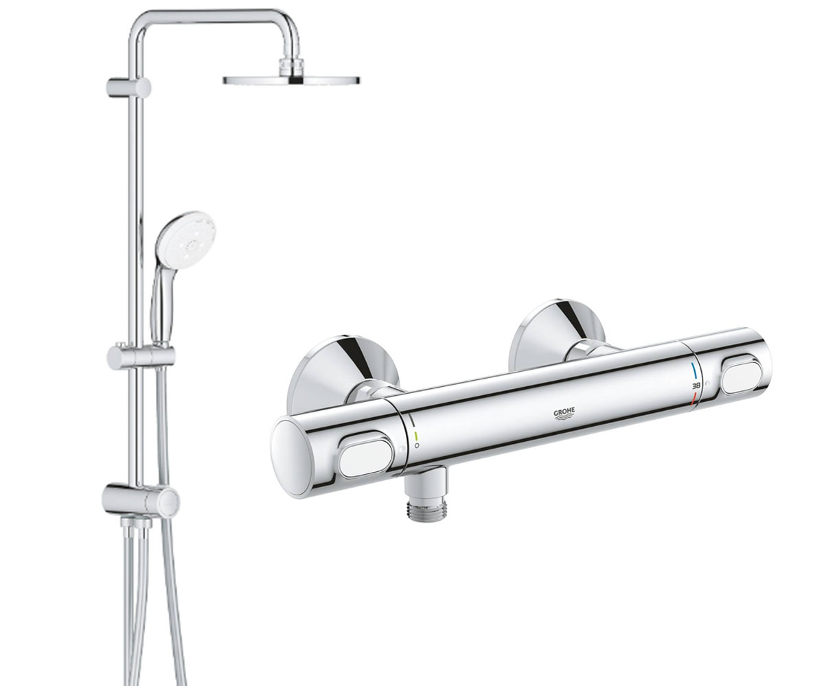 Душовий комплект GROHE GROHTHERM 34793000+27389002 34793000+27389002