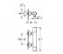 Смеситель термостатический  PRECISION FLOW QUICKFIX 34840000:Чертеж 