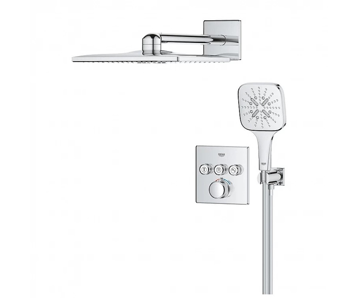 Душевая система с термостатом  GROHTHERM SMARTCONTROL 34864000:Фото 2