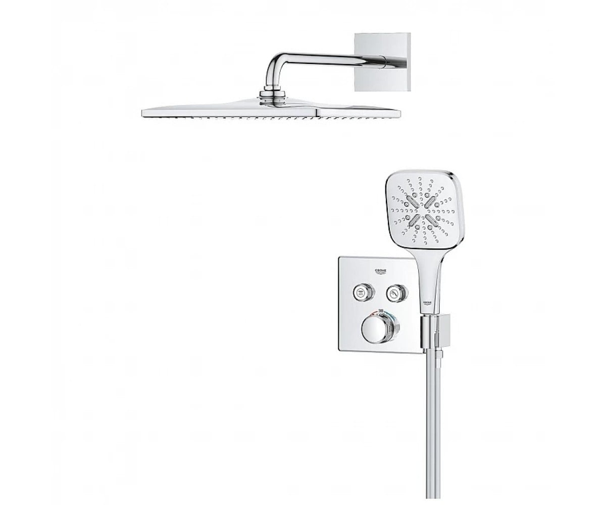 Душевая система с термостатом  GROHTHERM SMARTCONTROL 34865000:Фото 2