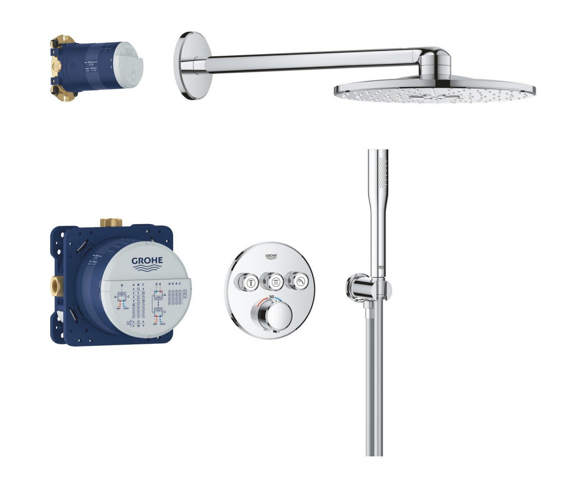 Термостатична душова система GROHE PRECISION SMARTCONTROL QUICKFIX 34874000 34874000