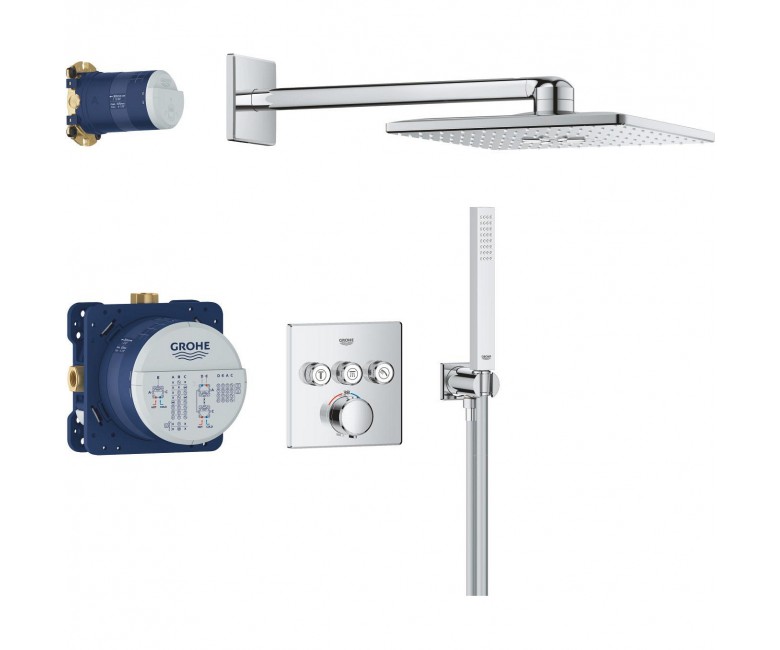 Душевая система скрытого монтажа GROHE PRECISION SMARTCONTROL QUICKFIX 34875000 34875000