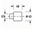 Переходник  CONTROECON 36134000:Чертеж 