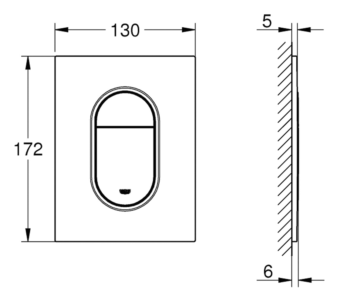 Двойная клавиша  ARENA COSMOPOLITAN 37624DA0:Чертеж 