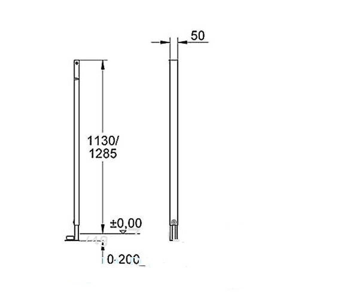Опорная стойка  RAPID SL 38549001:Чертеж 