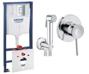 GROHE РАПІД SL 38772001 2904800S інсталяція унітазу GROHE RAPID SL 38772001+2904800S