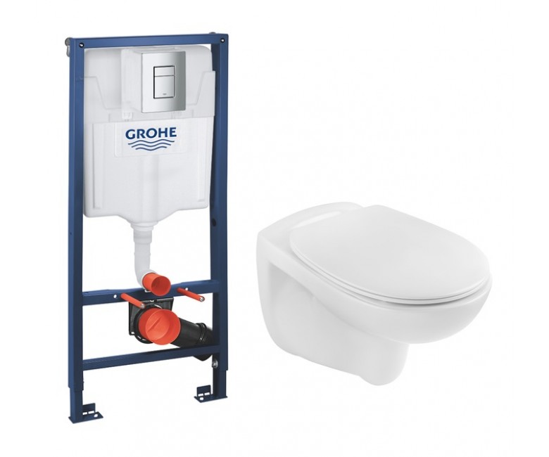 Комплект унитаз с инсталляцией GROHE RAPID SL 38772001K0533536 38772001K0533536