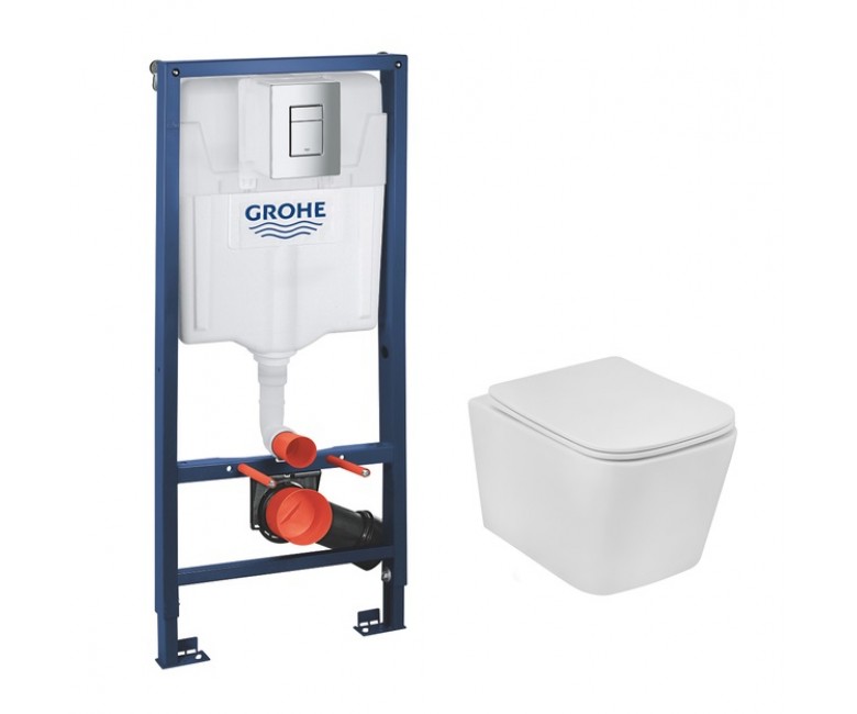 Унітаз з інсталяцією GROHE RAPID SL 38772001KE483429 38772001KE483429