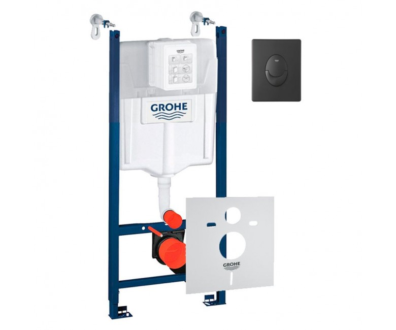 Інсталяція для унітазу 3в1 GROHE RAPID SL 3884000G+38505KF0 3884000G+38505KF0