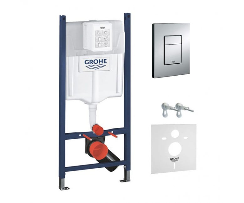 Інсталяція для унітаза з клавішею GROHE RAPID SL 3884000G+38732000 3884000G+38732000