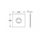 Клавиша  ONDUS DIGITECTURE LIGHT 38915KS0:Чертеж 