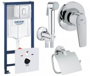 Інсталяція для унітазу 7 в 1 GROHE RAPID SL 38929000+121646+40367001