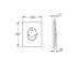 Панель змиву для унітаза Grohe Start 38964KF0  START 38964KF0:Чертеж 