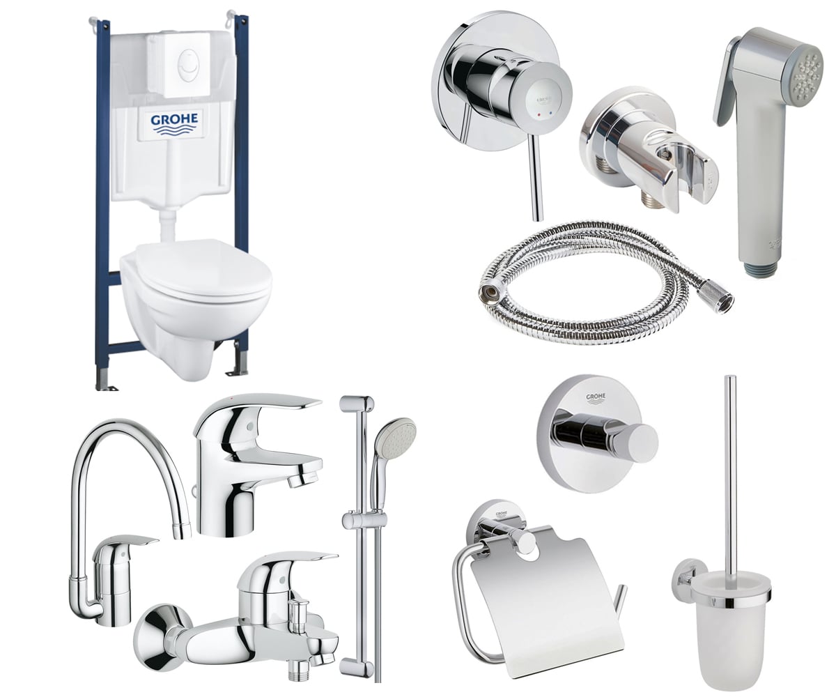 GROHE SOLIDO ІДЕАЛЬНИЙ 39117MB0 Домашній набір 15 в 1 GROHE SOLIDO  39117MB0 39117MB0