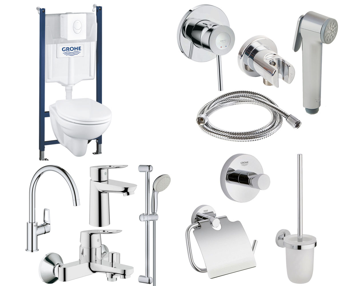Домашній набір 15 в 1 GROHE SOLIDO  39117MB1 39117MB1