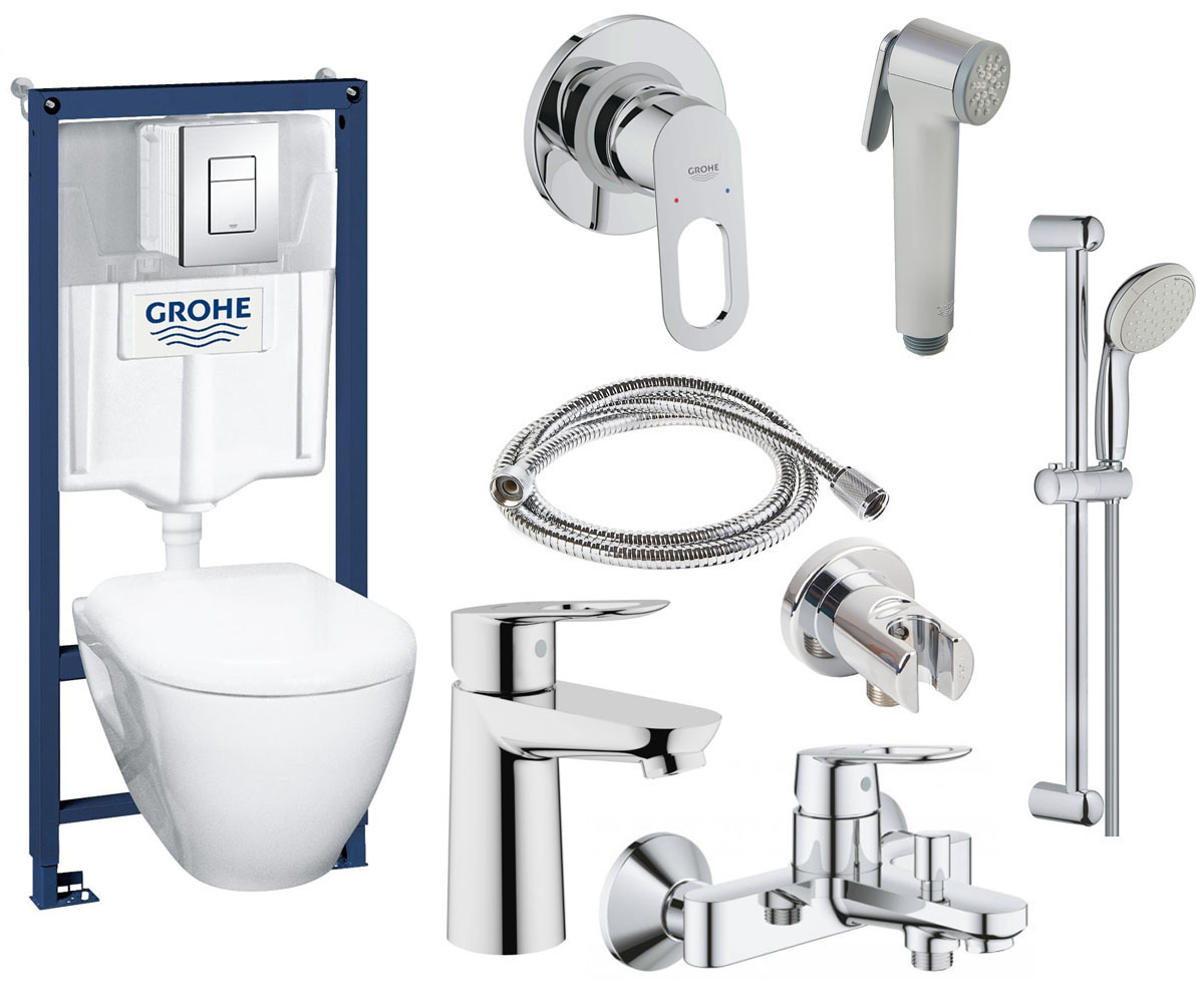 GROHE SOLIDO ІДЕАЛЬНИЙ 39186MB0 Набір для ванної кімнати 11 в 1 GROHE SOLIDO  39186MB0 39186MB0