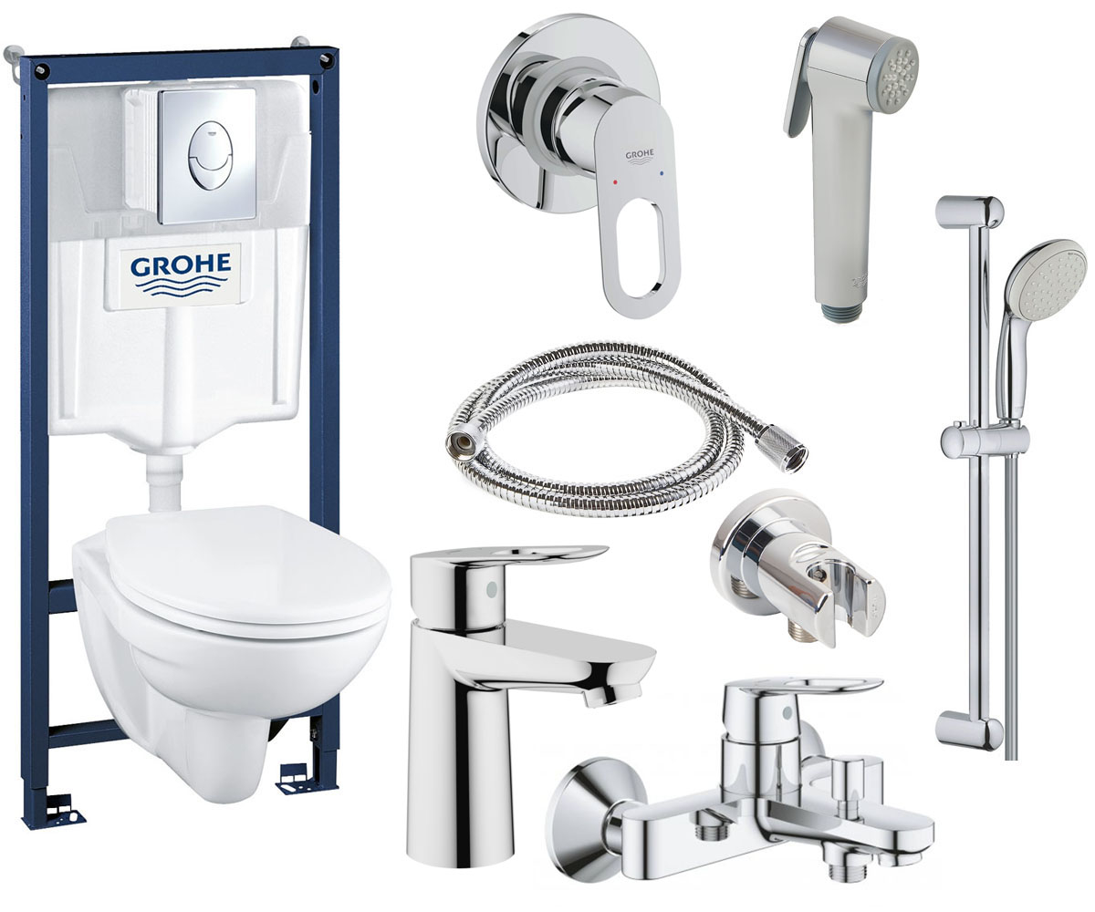 Набір для ванної кімнати 11 в 1 GROHE SOLIDO  39192MB0 39192MB0