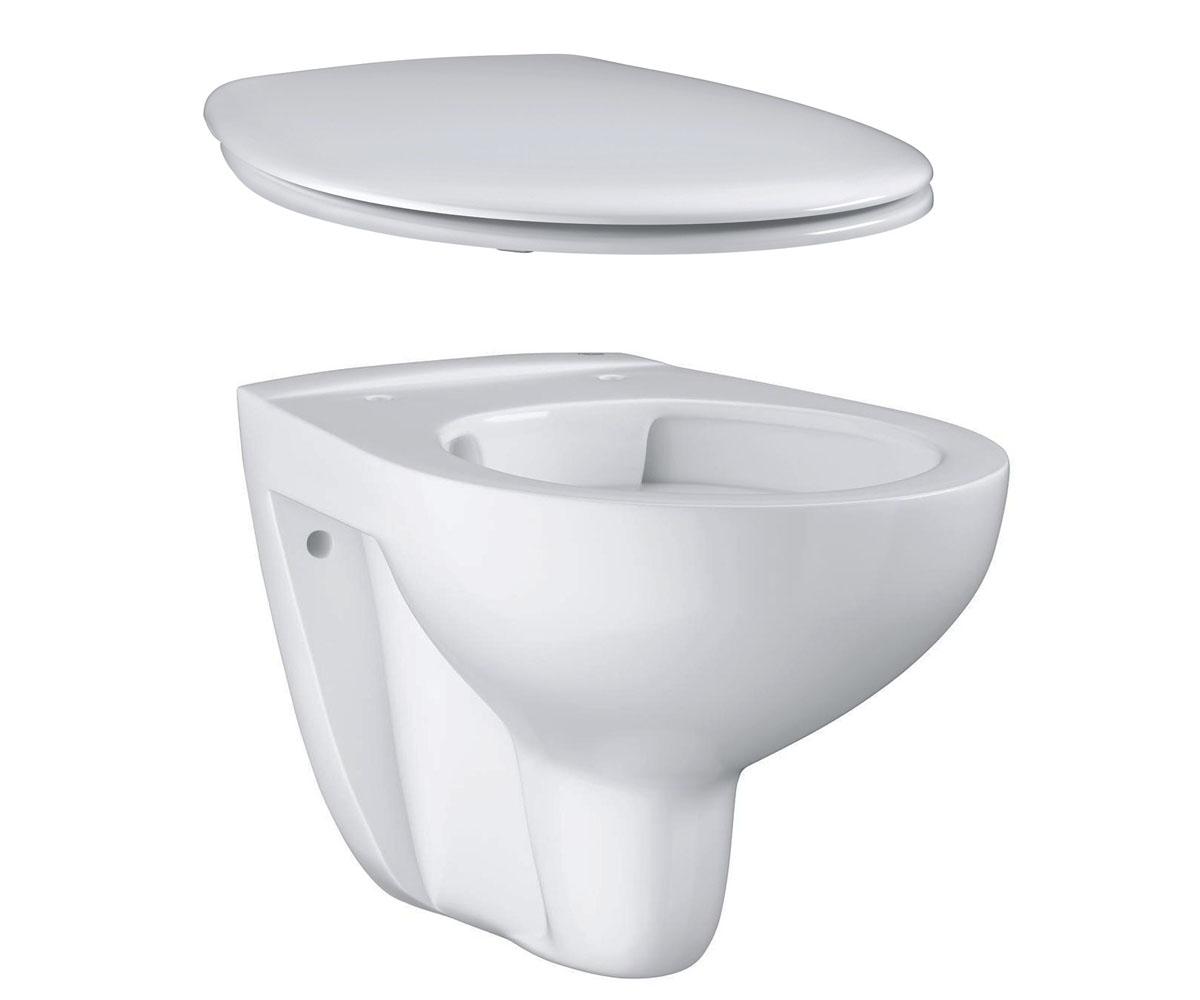 Чаша унітазу з кришкою GROHE BAU CERAMIC 39427000+39493000 39427000+39493000