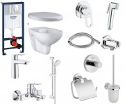 Набір для ванної кімнати GROHE BAU КЕРАМІКА 14-в-1 39427MB1 GROHE BAU CERAMIC 39427MB1