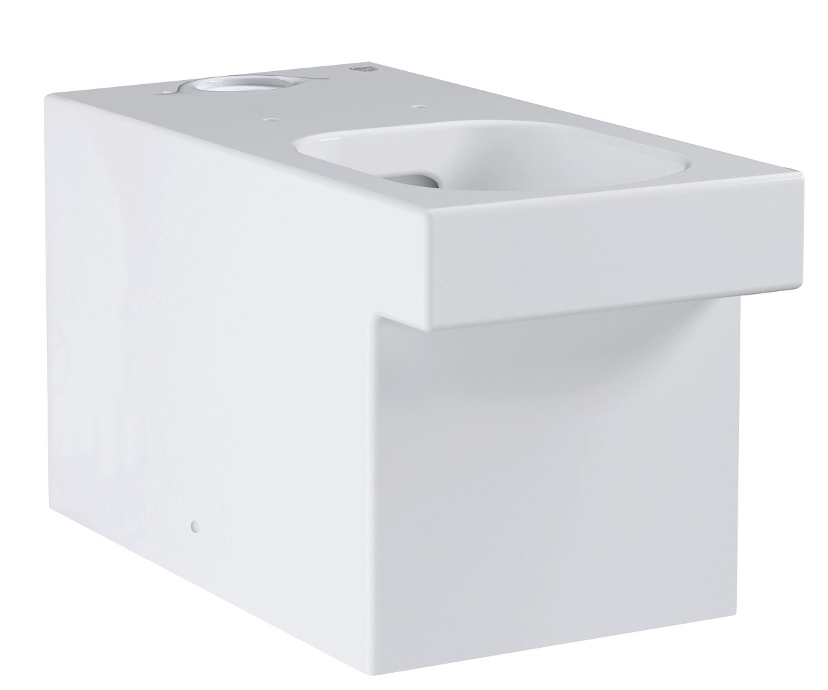 Безобідковий унітаз GROHE CUBE CERAMIC 3948400H 3948400H