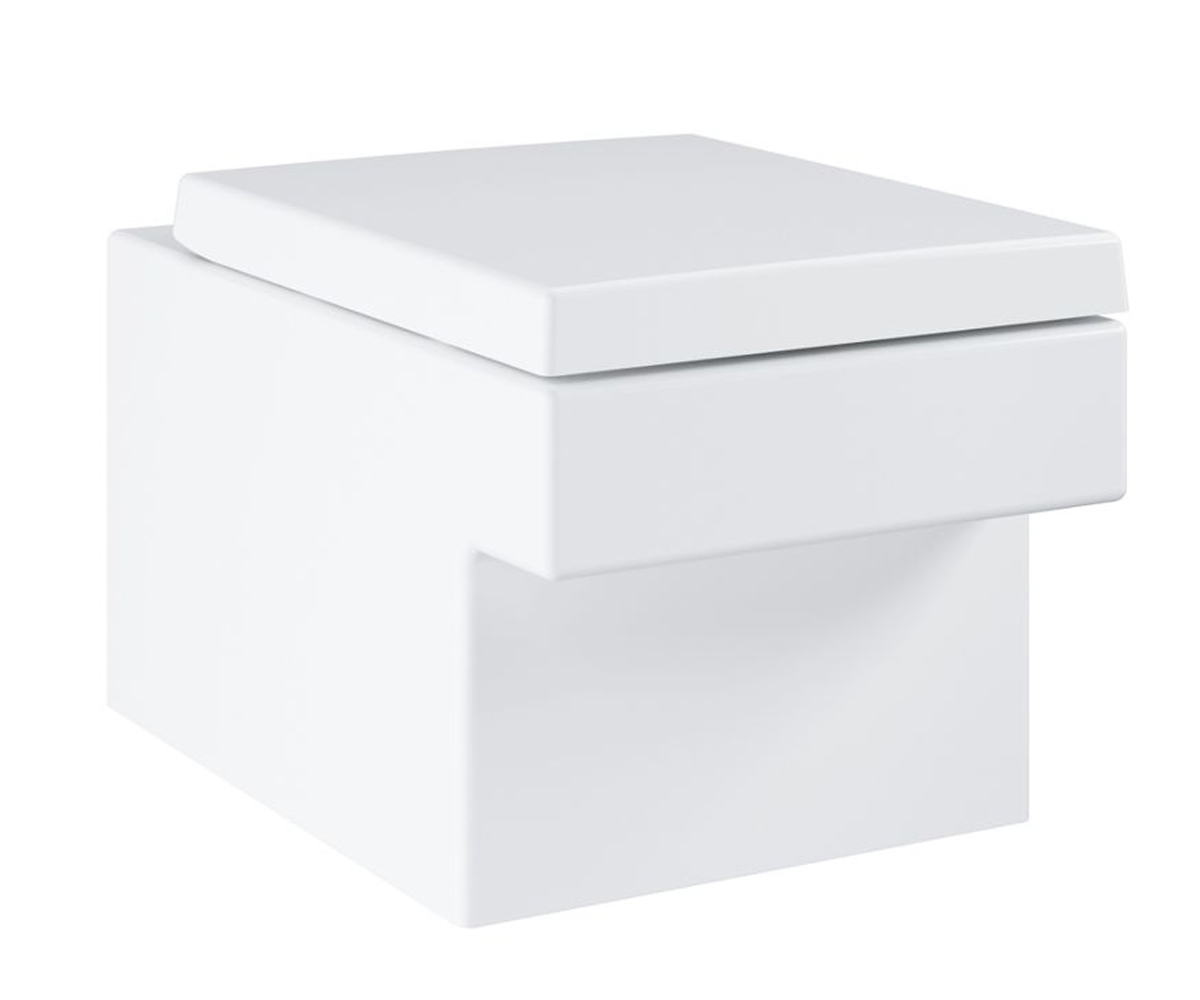 Підлоговий унітаз з кришкою GROHE CUBE CERAMIC 3948500H+39488000 3948500H+39488000