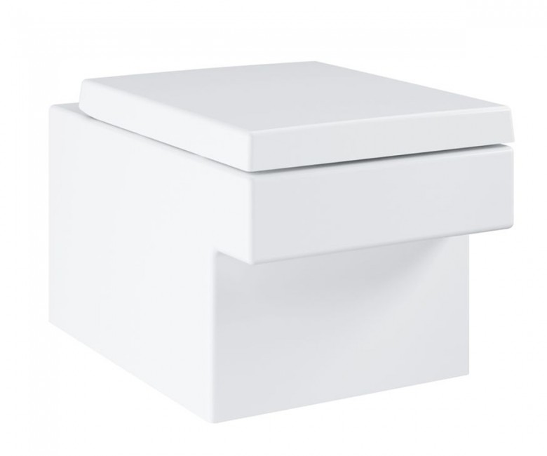 Підлоговий унітаз з кришкою GROHE CUBE CERAMIC 3948500H+39488000 3948500H+39488000