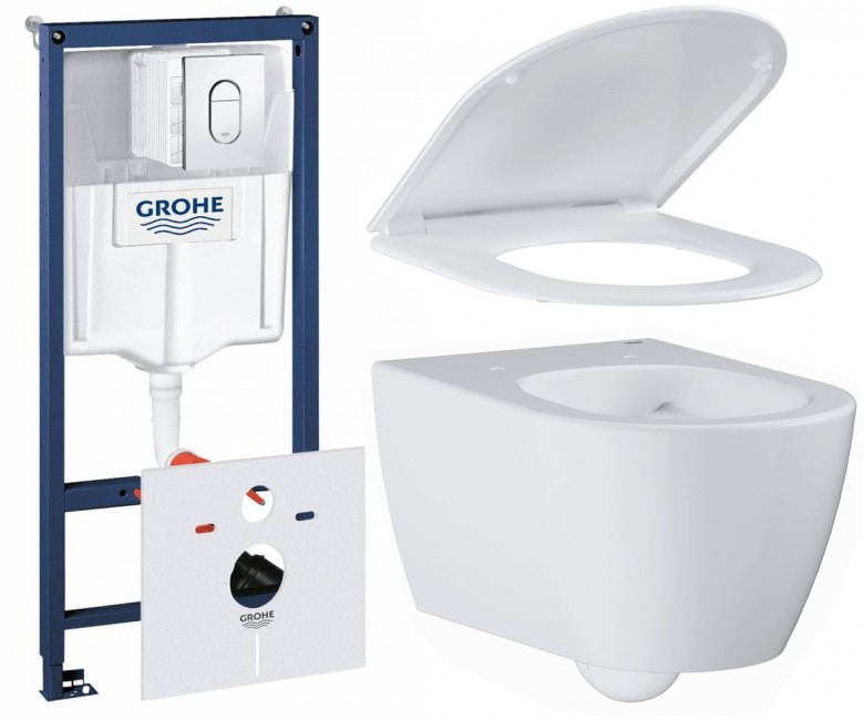 Унітаз з інсталяцією 6 в 1 GROHE ESSENCE CERAMIC 39571CB0 39571CB0