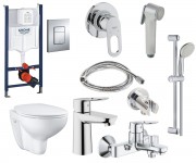 Набір для ванної кімнати 12 в 1 GROHE BAU CERAMIC 39586MB0