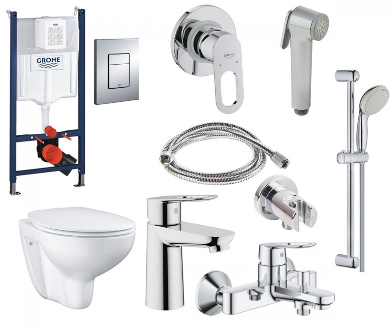 Набір для ванної кімнати 12 в 1 GROHE BAU CERAMIC 39586MB0 39586MB0