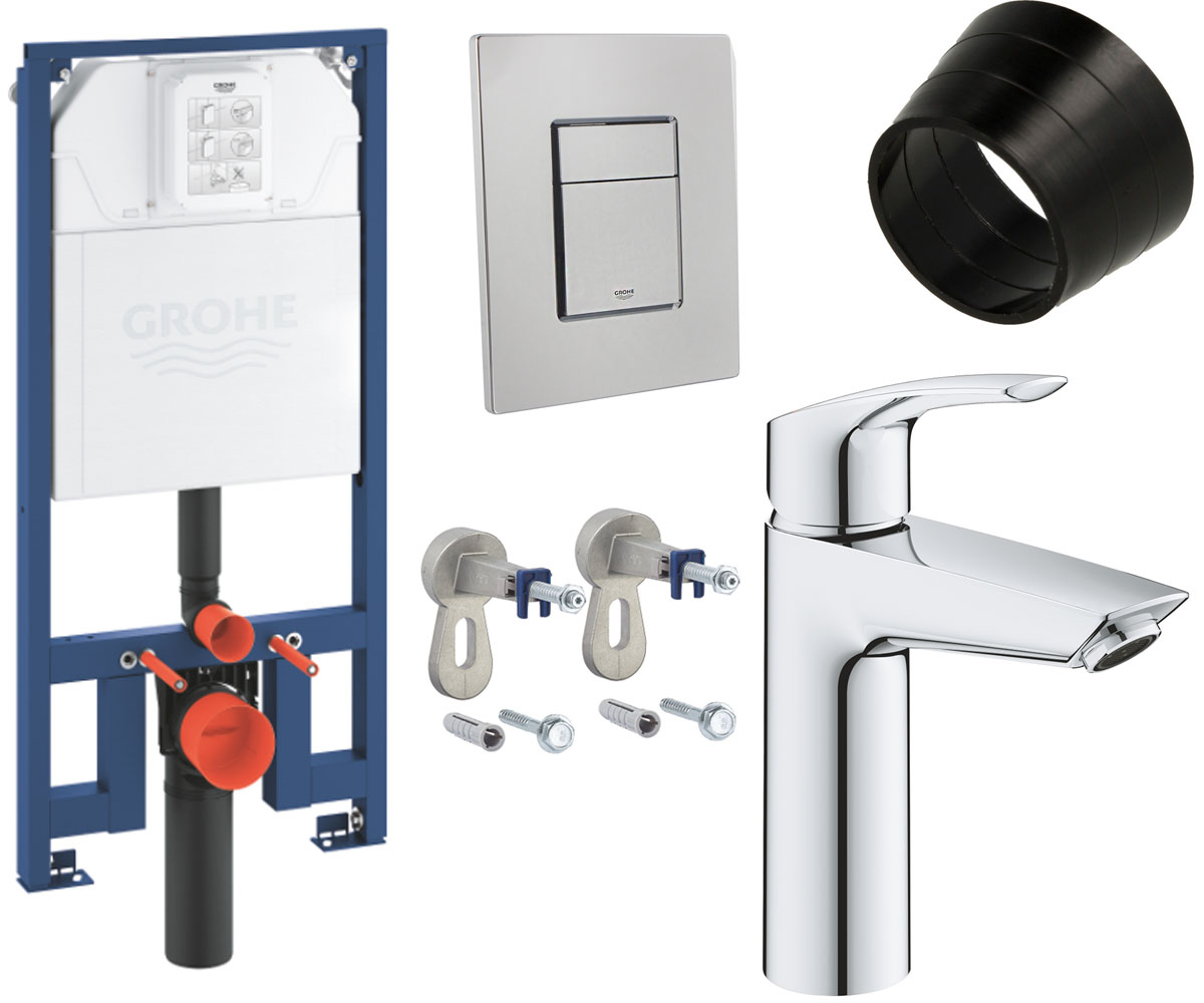 Набір для ванної 5 в 1 GROHE EUROSMART NEW 39687MBE 39687MBE