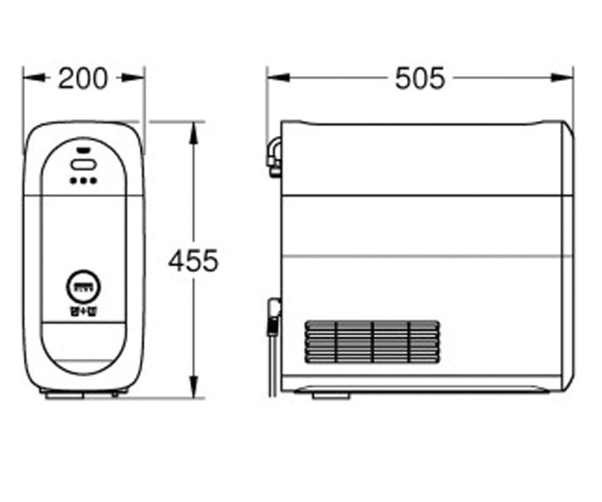 Охладитель-карбонизатор  BLUE HOME 40711001:Чертеж 