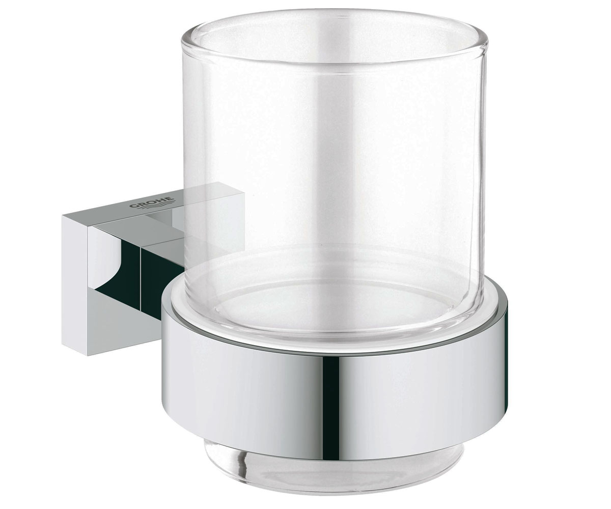 Стакан з тримачем    GROHE ESSENTIALS CUBE 40755001 40755001