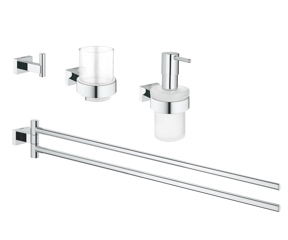 Набір аксесуарів 4 в 1 GROHE ESSENTIALS CUBE 40847001 40847001